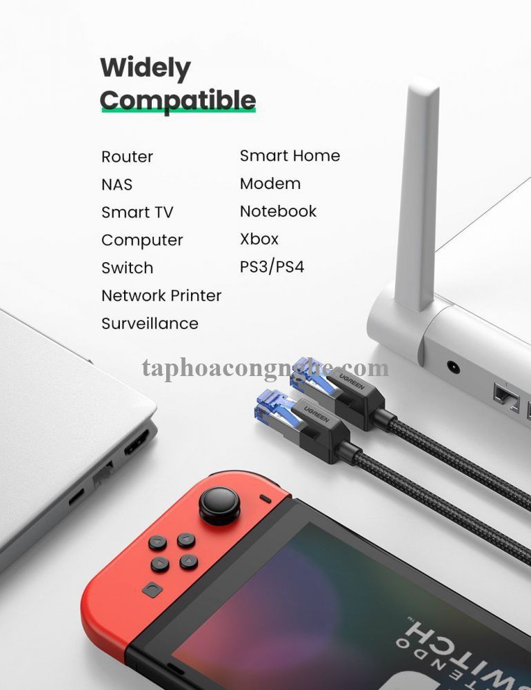 Ugreen 80433 5M CAT8 Shielded Cáp nối mạng Lan giữa các máy tính NW153 30080433